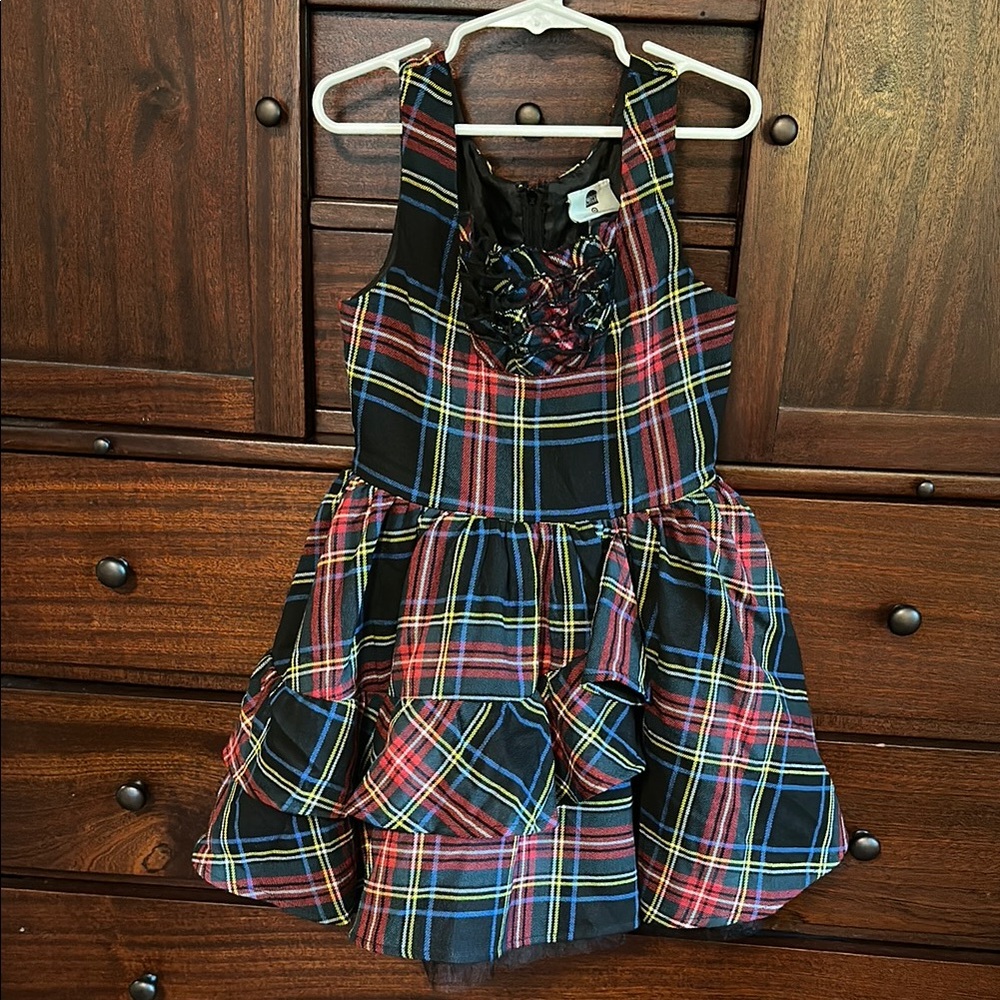 Target Harajuku Plaid Sleeveless Dress Size S 6/6x